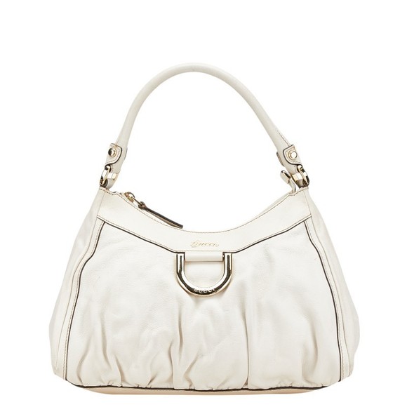 Gucci leather Abbey white Shoulder Bag - Picture 1 of 8